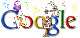 Google Bonne anne ! - 1er janvier 2003